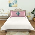 thumbnail image 6 of Cactus Design Luxury Silky Soft Pillowcase Standard Size Wrinkle Resistant Envelope Closure 20x26in, 6 of 9