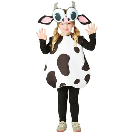 Cow Eye - Big Eyed Cow Child Halloween Costume, One Size, (3-4)