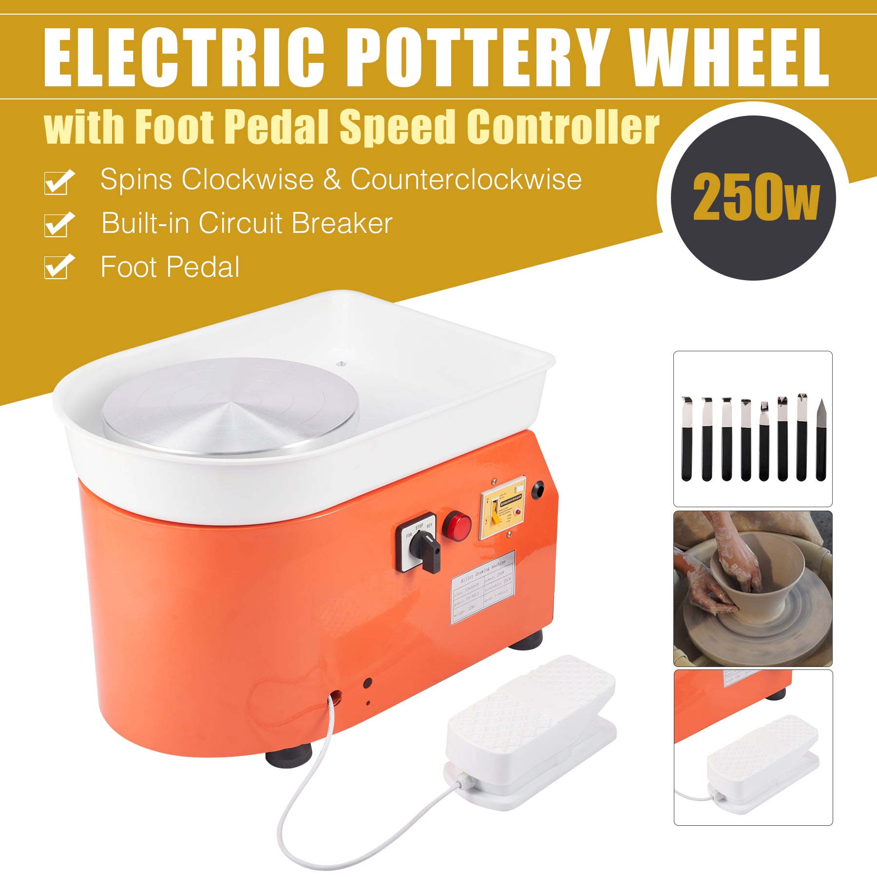 Ceramics & Pottery Diameter 33CM Revolving Pottery Stand Turntable ...