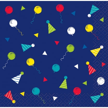 Peppy Birthday Beverage Napkins, 16ct