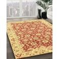 thumbnail image 3 of Ahgly Company Machine Washable Indoor Rectangle Abstract Chrome Gold Yellow Area Rugs, 2' x 4', 3 of 7