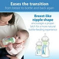thumbnail image 3 of Dr. Brown's Natural Flow Level 3 Wide-Neck Baby Bottle Nipple, 100% Silicone, Medium-Fast Flow, 6 Pack, 3 of 11