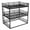 Full Black, variant on Bellemave Metal Full Over Full Over Full Bunk Bed, Triple Bunk Bed with Ladder and Safety Guardrail, Can be Divided into 3 Bunk Beds for Teens Adults, Heavy Duty Bunkbeds No Box Spring Needed, Black