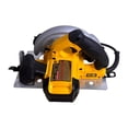 thumbnail image 3 of DEWALT 15 Amp 7-1/4 in Lightweight Circular Saw (DWE575SB) – 5,200 RPM, Electric Brake, Aluminum Base, Carrying Bag Included, 3 of 8