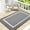 Grey, variant on Buganda Indoor Door Mats, Absorbent Trapper Dirt Inside Doormats, Non Slip Low Profile Entry Door Mats, 20x32, Grey
