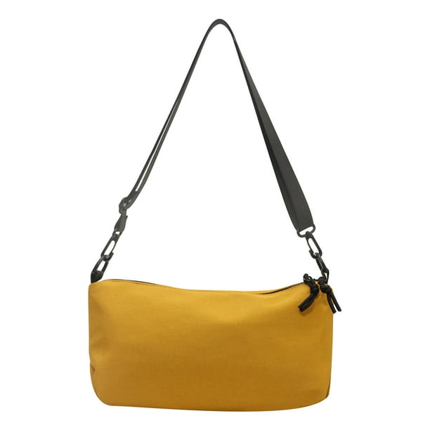 Bolso bandolera de moda para mujeres y hombres - Estilo deportivo casual con gran capacidad y diseño de color liso para lo esencial del día a día