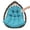 Blue, variant on Eurhowing Egg Chair Cushion Replacement, 4.5" Thick Waterproof Non-Slip Hanging Basket Chair Pad, Outdoor Indoor Patio Swing Seat Cushion (Blue)