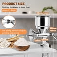 thumbnail image 3 of Moongiantgo Molinillo de Grano Manual Molinillo de café Manual Grosor Ajustable Manivela de Acero Inoxidable Herramienta de molienda con Abrazadera de Mesa para Arroz Especias Pimienta Granos, 3 of 5