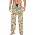 thumbnail image 2 of FREEAMG Cute Cartoon Dinosaur Pajama Pants for Men, Men's Separate Bottoms, Pure Cotton Comfortable Lounge Pants?421?, 2 of 7