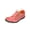 Red, variant on Five Finger Sole Side Lace-up Leather Women Casual Shoes