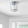 thumbnail image 5 of JONATHAN Y Savannah 10.25" Metal/Glass LED Flush Mount, Chrome, JYL7440C, 5 of 8