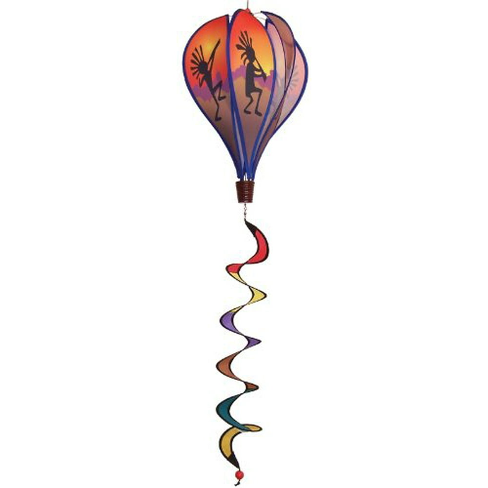 In the Breeze Kokopelli 6Panel Hot Air Balloon Wind Spinner