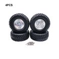 thumbnail image 3 of Ruiboury Pneu de Simulation 4 Trous 100 mm pour ECX 1/12 Rc RGT136100 ECX 1/12 Rc RGT136100 Argent 1 Ensemble, 3 of 6