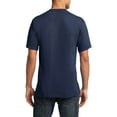 thumbnail image 2 of Oversized Sunny And Waves Graphic Design Men's Big Size Port & Company Core Cotton V-Neck T-Shirt - Navy 4XL, 2 of 2
