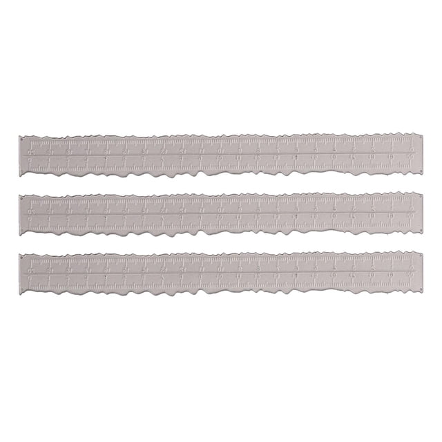 3x Regla de Rasgado de Papel Herramienta de Desgarrador de Papel Herramienta de Medición de Bordes Irregulares Resistentes Regla de Artesanía Regla de Sunnimix Regla de borde con cubierta