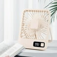 thumbnail image 5 of Wzzjkit Desk Fan 2000mAh Rechargeable Mini Desktop Fan Portable Fan Strong Wind Quiet USB Charging Suitable For Home Office Car and Out, 5 of 5