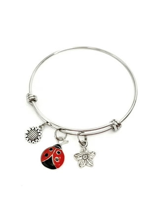 Scwasen Ladybug Bracelet for Women Girls Cute Ladybug Jewelry Gifts Just a  Girl Who Loves Ladybug Lover Gift Insect Lover Gift