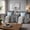 Gray, variant on Delmango 32“ Wide Swivel Accent Chair, Comfy Couch with Cup Holders and Side Pockets, Modern Sofa Chair for Living Room, Bedroom, Corner, Gray