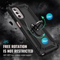 thumbnail image 7 of Jiahe Cover For Motorola Moto G Stylus 5G'2022)(6.8 inch,Slim Shockproof with Degree Rotation Ring Stand,Magnetic Car Mount Ring Holder,Heavy Duty Hard Phone Case,Black, 7 of 7