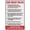 Warning Sign 3, variant on Cards And Contactless Payments Only Reflective Aluminum Sign - 8"x12", UV Protected, Waterproof, 4 Pre-Drilled Holes - Store, Café, Restaurant, Retail Shop
