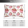 thumbnail image 2 of Balery Sloth with Donuts1 Funda de Cojín Estampada, Regalos para Mujeres, Regalos de Amor para Ella, Regalos para Novia o Esposa, Funda de Almohada-20"x30", 2 of 6