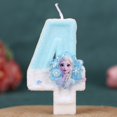 thumbnail image 1 of Bougies d'anniversaire numériques à thème de dessin animé Disney la reine des neiges, mignonnes, pour fête de vacances, gâteau créatif, paillettes, cadeau de réception-cadeau pour bébé, 0-9 chiffres, 1 of 4