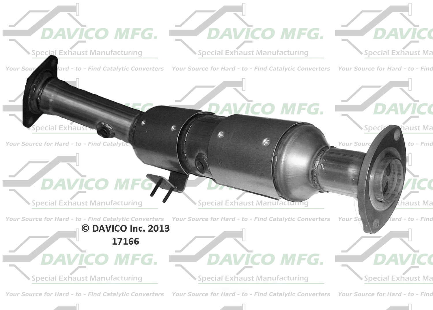 Davico Mfg 17166 Direct-Fit Catalytic Converter