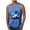 Blue, variant on ZCFZJW Men’s Workout Tank Top Cute Summer Tropical Palm Tree Print Performance Gym Bodybuilding Athletic Sleeveless T Shirts White M