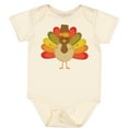 thumbnail image 3 of Inktastic Thanksgiving Pilgrim Turkey Holiday Boys or Girls Baby Bodysuit, 3 of 5