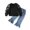 Black, variant on Futezty Toddler Boys Girls Clothes Fall Winter Outfit Sets, Baby Boy Girl Crewneck Cute Stretch 6 12 18 24 Months 2T 3T 4T 2 Pcs Shirts and Pants