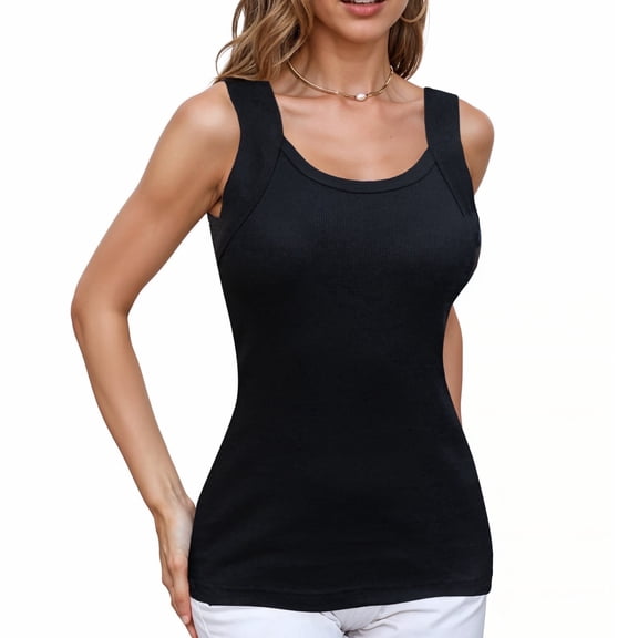 Different Touch Women's Casual Scoop Neck Camisole Sleeveless Tank Tops