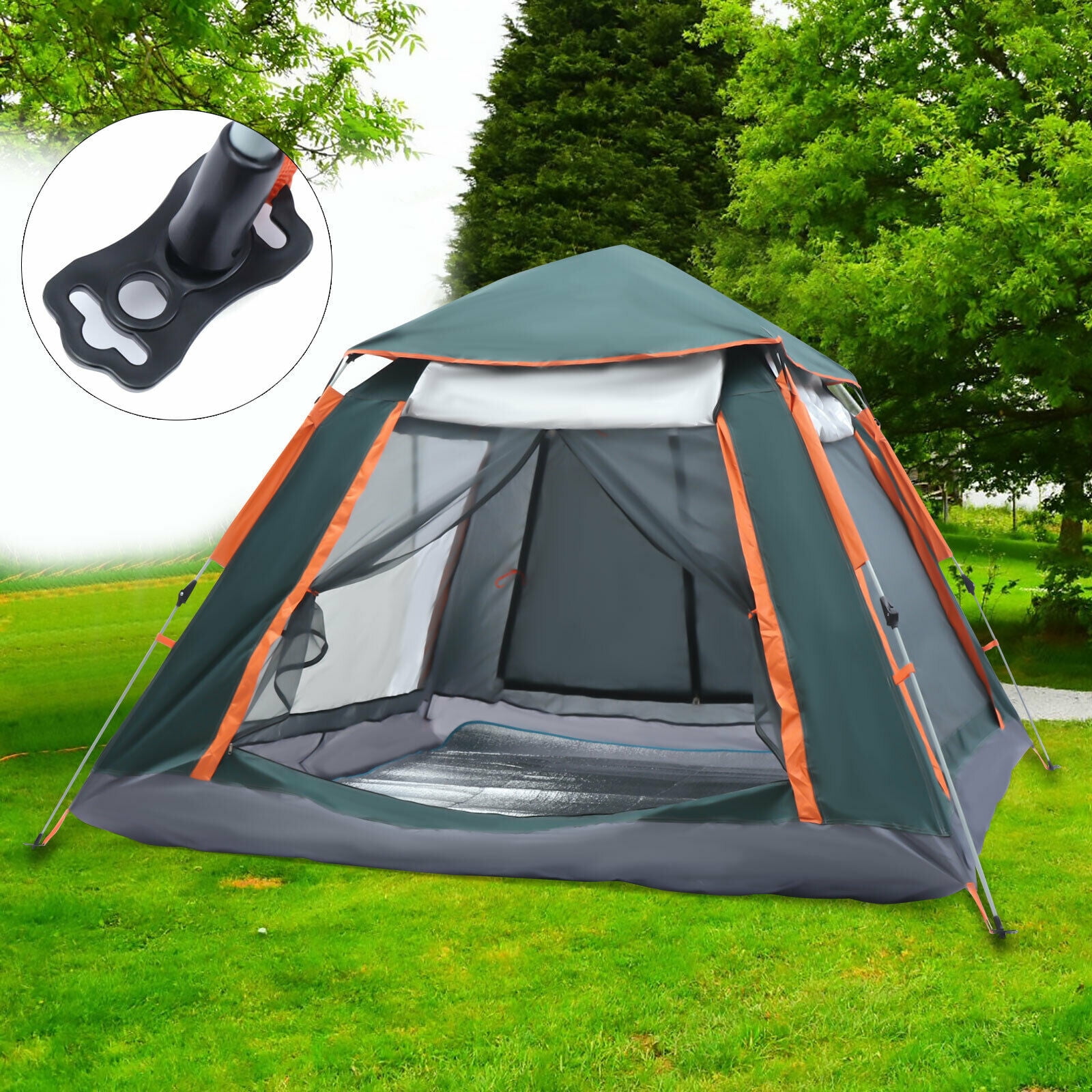 TFCFL 45 Person Instant Cabin Tent Camping Outdoor Shelter Family Outing Fishing Camp