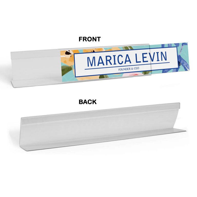 Office Name Plate Muka Personalized Office Door Sign - 4x10 Inch Laser ...