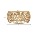 thumbnail image 3 of Meridian Furniture Priya Solid Gold Aluminum Coffee Table, 3 of 7
