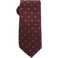 thumbnail image 1 of Club Room Cravate à Pois Oxford pour Hommes, Rouge, Taille Unique, 1 of 1