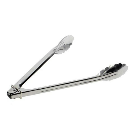 Stainless Steel Barbecue Locking Tongs Serving Clip BBQ Grill Baking Salad Steak Vegetable Pasta Kitchen