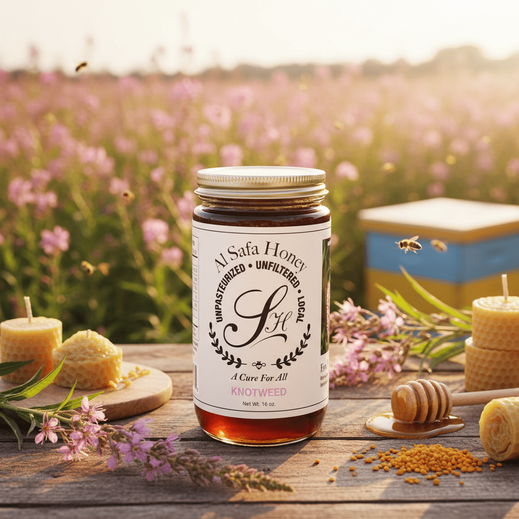 100% Pure Raw Al Safa knotweed Honey