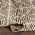 thumbnail image 4 of Hauteloom Swainsboro Jute Living Room, Bedroom Area Rug - Natural Fibers - Black, Beige, Dark Red - 5' x 8', 4 of 8