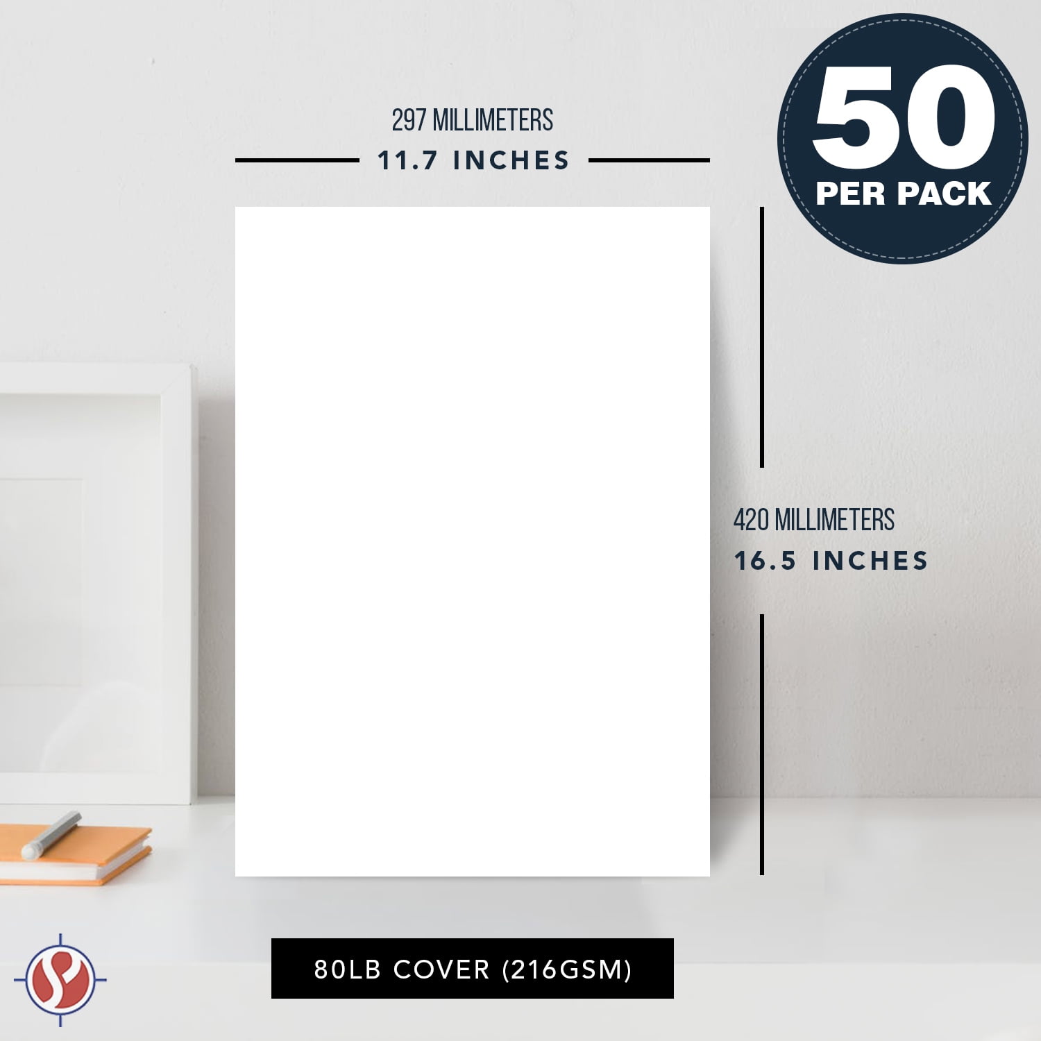Amazon.com : Accent Opaque White 80lb, 8.5” x 11” Cardstock