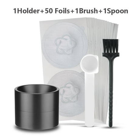 

Reusable Vertuo Capsule Kit for VertuoLine Capsules with 50Pcs Aluminum Foils Seals Compatible with Nespresso Vertuoline Pods