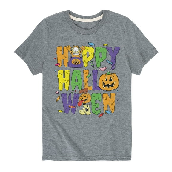Garfield - Happy Halloween Icons - Toddler And Youth Short Sleeve Graphic T-Shirt