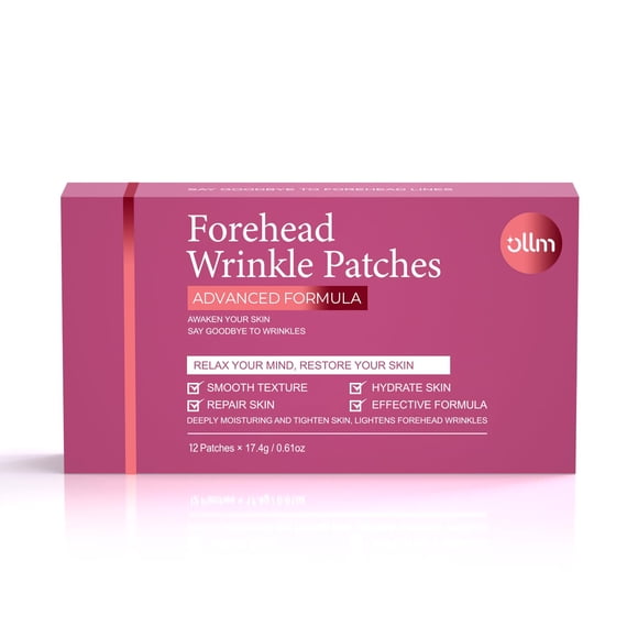 Parche Antiarrugas Facial OLLM para Frente para Mujeres de 25-35 Años
