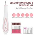 thumbnail image 2 of Taladro de uñas inalámbrico, kit de manicura y pedicura profesional, juego de lima de uñas eléctrica, kit de cuidado de uñas portátil recargable con puntas, bandas de lijado para acrílico, 2 of 5