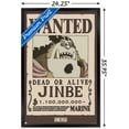 thumbnail image 3 of One Piece - Jinbe Wanted Poster Wall Poster, 22.375" x 34" Framed, 3 of 5