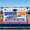 thumbnail image 6 of Class of 2027 Graduation Flags Classroom, Polyester Large Banner Decorations, Easy Hang Store Transport Flag, S*chool Group Celebration Indoor Outdoor Display, 6 of 6