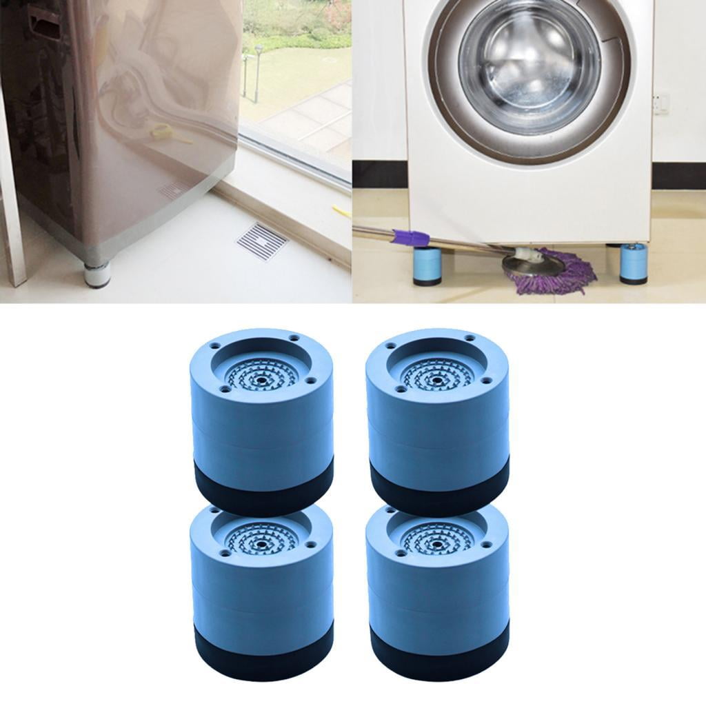 WLPZXP 4Pc Anti Vibration Pads Washer & Dryer Pedestals Fit All Machines Protects Floor Blue 6cm