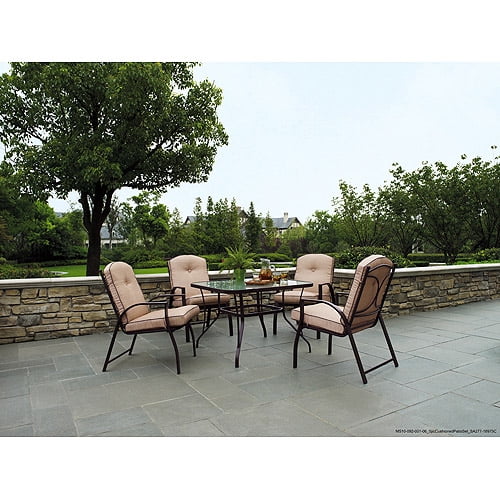 Mainstays Sand Dune 5Piece Cushion Dining Set
