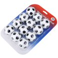 thumbnail image 4 of Balones De Fútbol De Mesa, 12 Piezas Mini 36mm De Resina Negro Y , Juego De Bolas Resistentes, Superficie Lisa Colorfast, Paquete De Accesorios, Ganga Ambiental Segura Para, 4 of 7