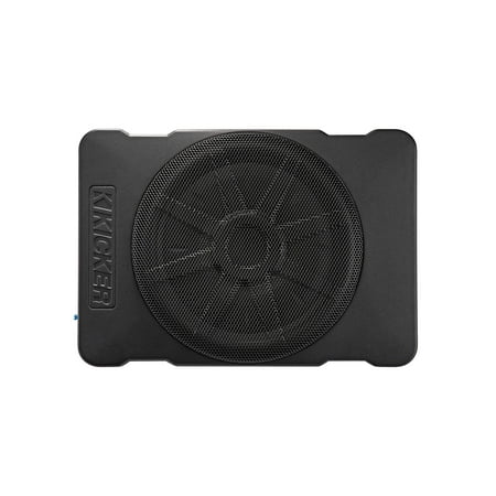 KICKER - Hideaway 10" Compact Powered Subwoofer - Black
