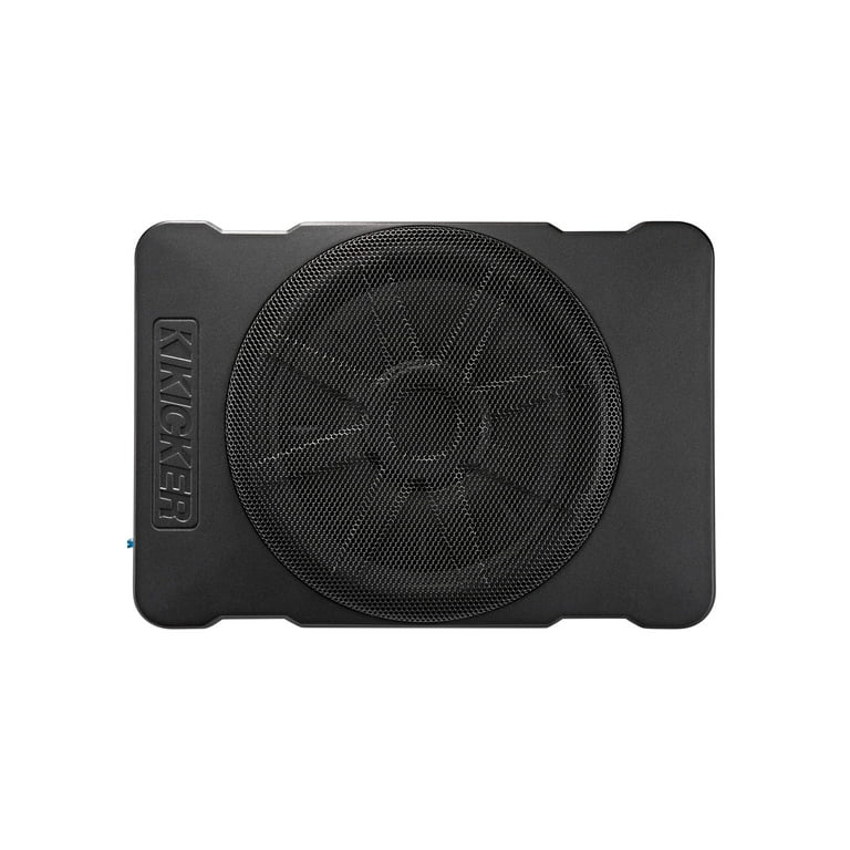 KICKER 46HS10 Compact Powered 10-inch Subwoofer for Vehicles